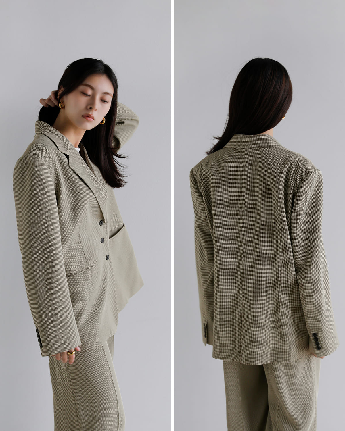 CREDONA(クレドナ)チェックジャガードジャケット CHECK JQ JACKET 1426101002-0