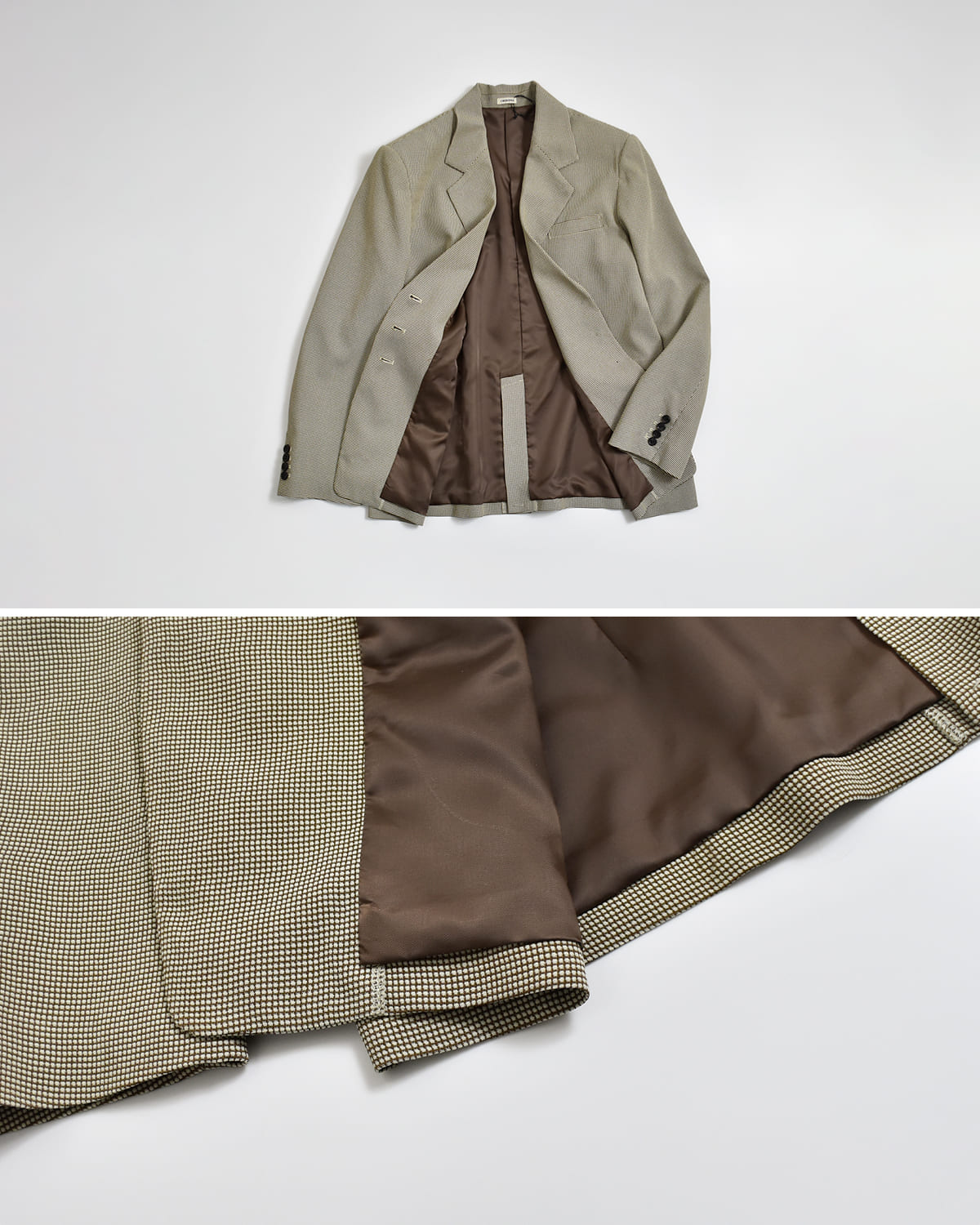 CREDONA(クレドナ)チェックジャガードジャケット CHECK JQ JACKET 1426101002-0