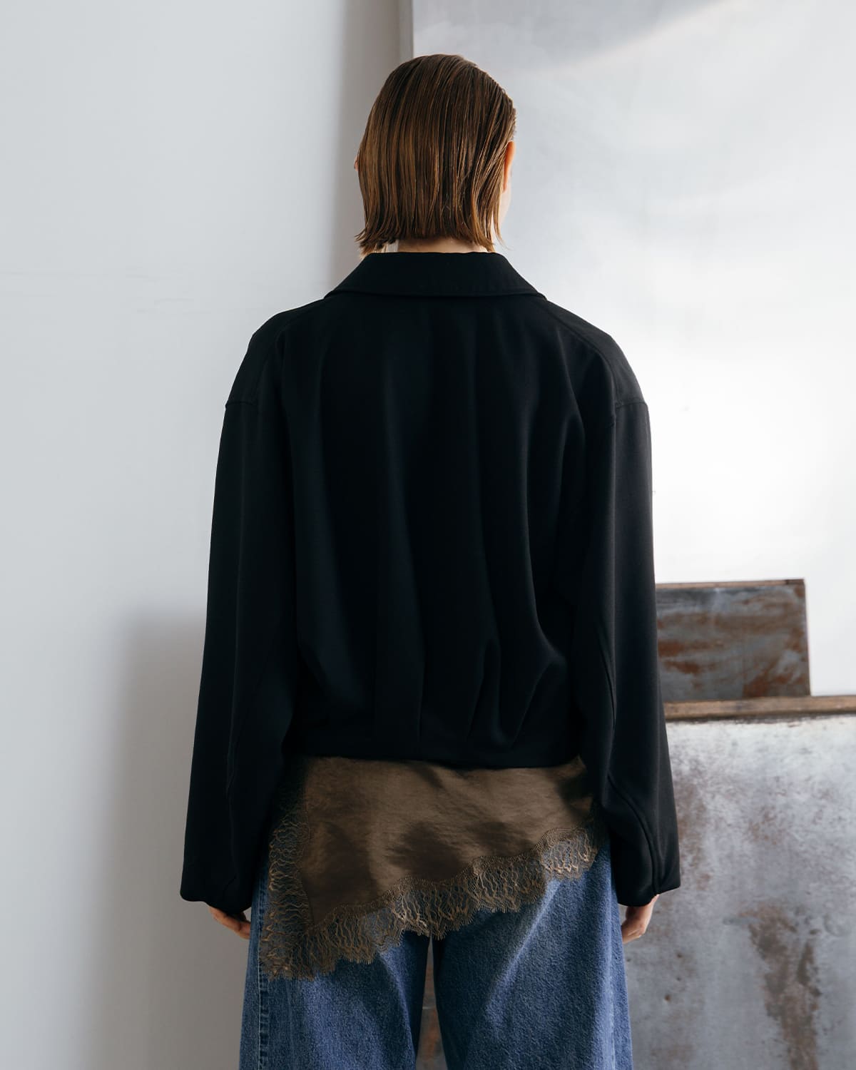 CREDONA(クレドナ)サテンレースキャミソール SATIN LACE CAMI 1426110012-0