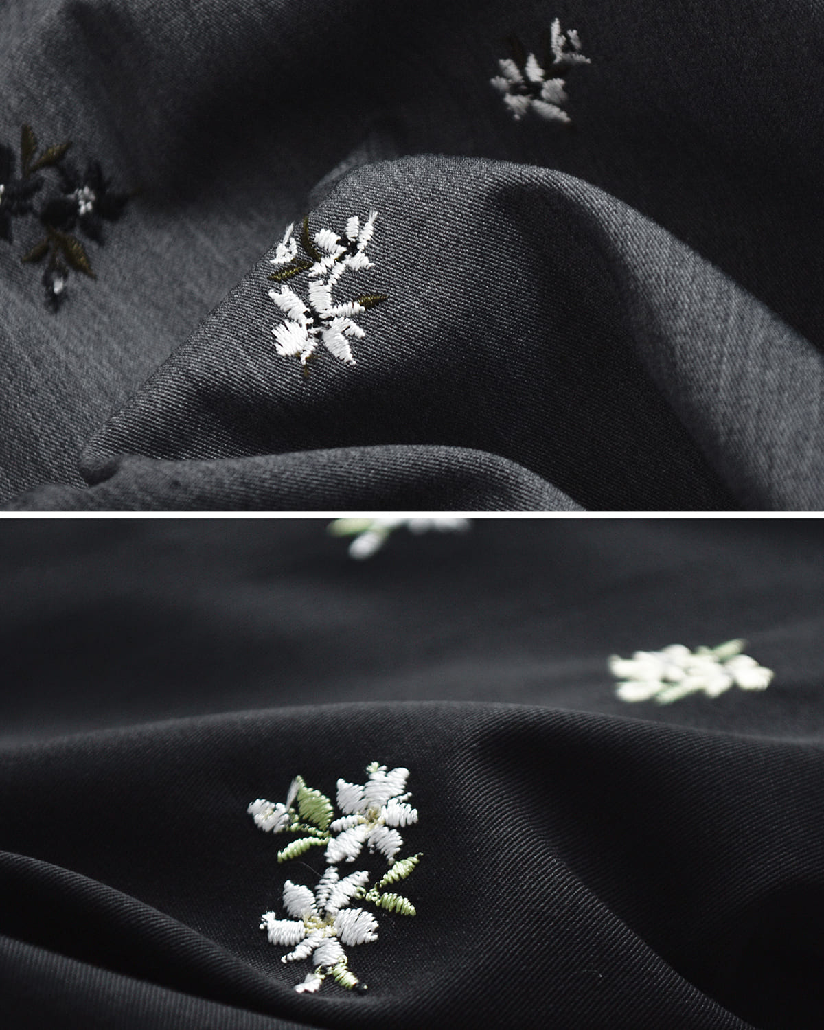 CREDONA(クレドナ)フラワー刺繍シャツFLOWEREMBROIDERYSHIRTS 1426110018-0