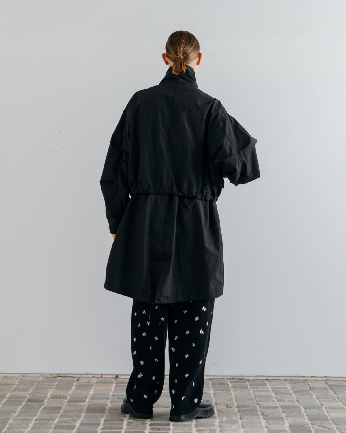 CREDONA(クレドナ)フラワー刺繍ニットパンツFLOWEREMBROIDERYKNITPANTS 1426120019-0