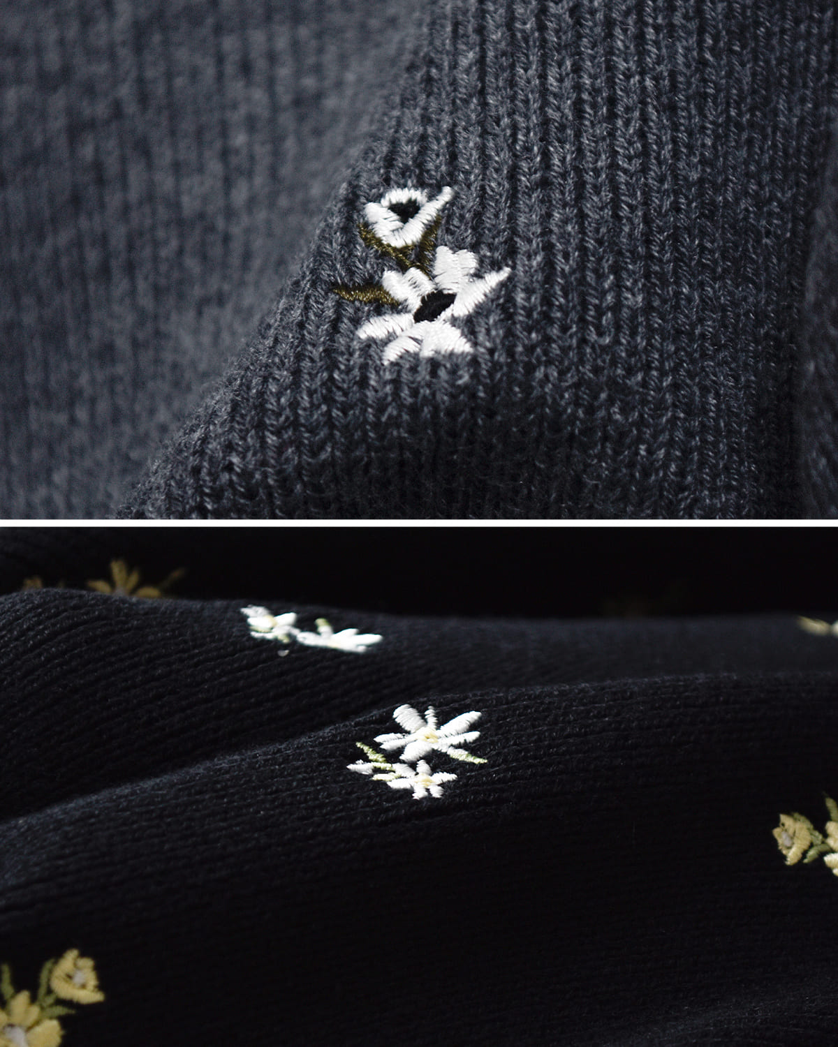 CREDONA(クレドナ)フラワー刺繍ニットパンツFLOWEREMBROIDERYKNITPANTS 1426120019-0