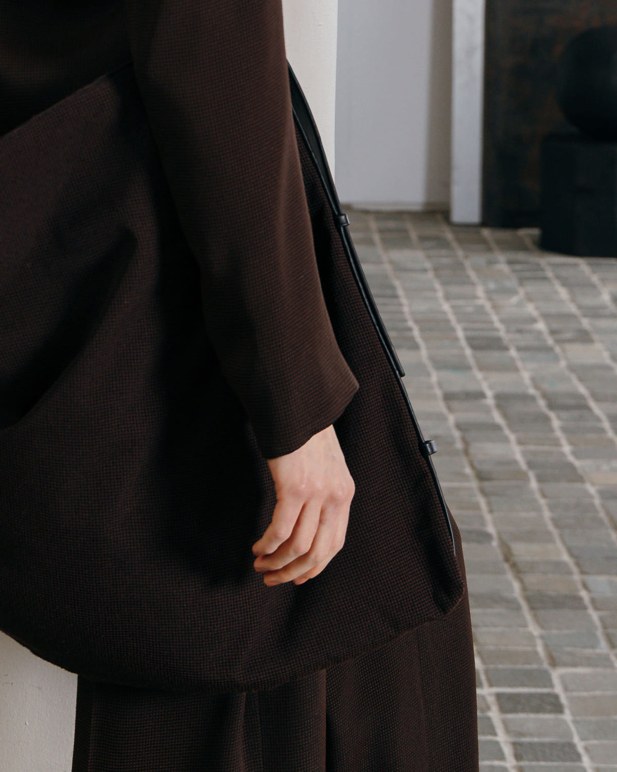 CREDONA(クレドナ)チェックジャガードジャンプスーツ CHECK JQ JUMP SUIT 1426130003-0