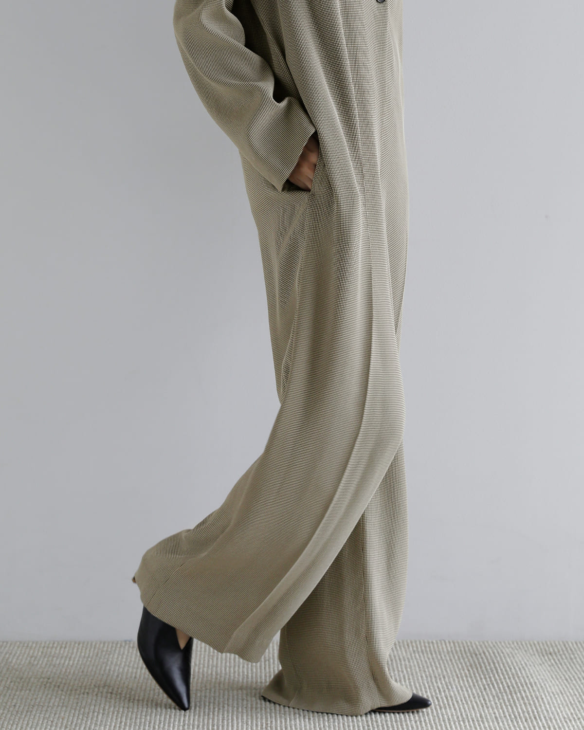 CREDONA(クレドナ)チェックジャガードジャンプスーツ CHECK JQ JUMP SUIT 1426130003-0