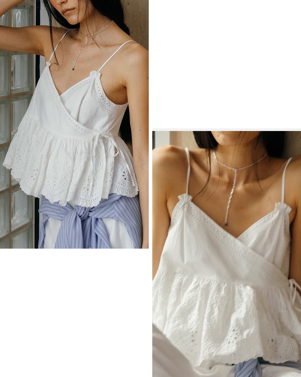 CREDONA(クレドナ)レースパッチワークトップス LACE PATCHWORK TOPS 1426210053-0
