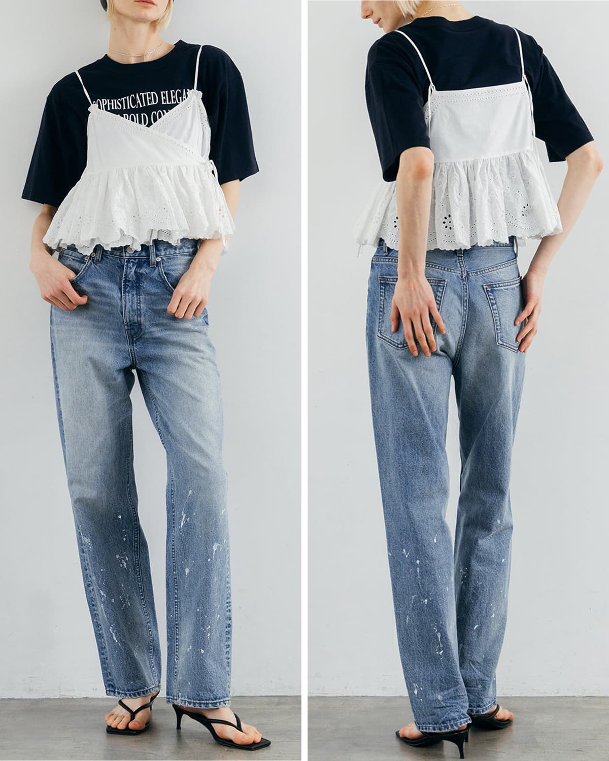 トップス CREDONA LACE PATCHWORK TOPS CREDONA クレドナ レース パッチワーク トップス LACE PATCHWORK TOPS