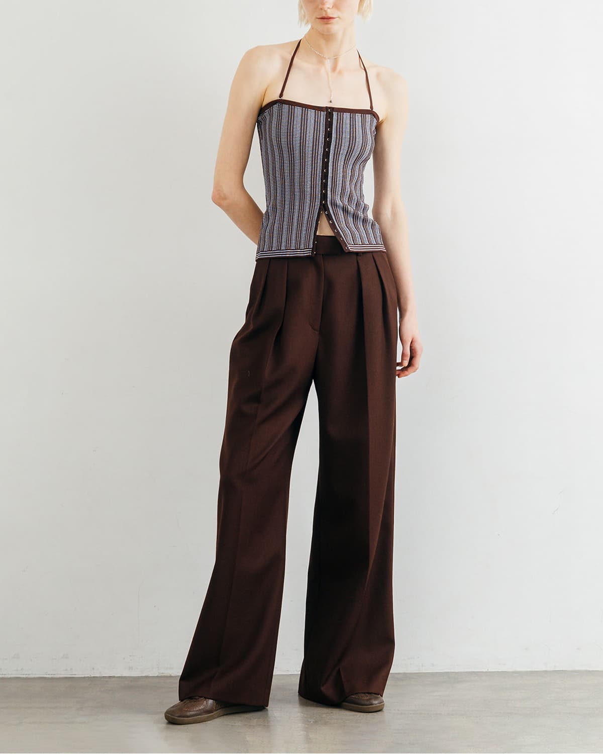 CREDONA(クレドナ)タックステッチビスチェ TUCK STITCH BUSTIER 1426311079-0