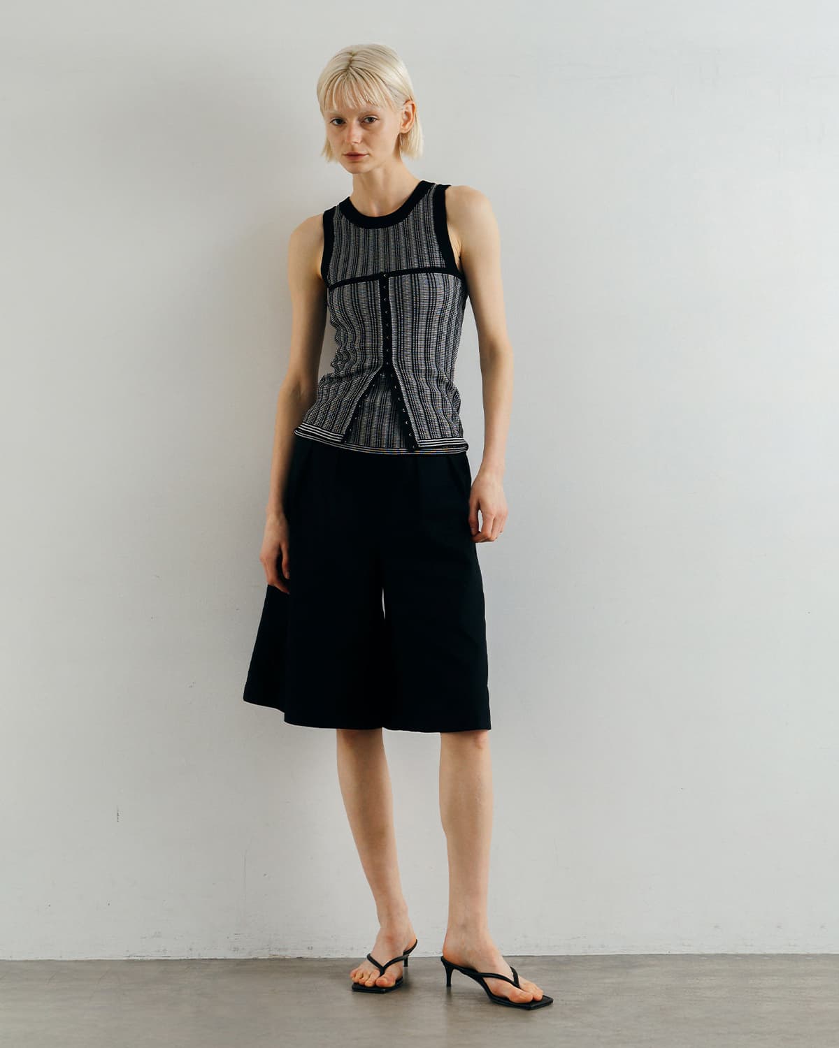 CREDONA クレドナ タック ステッチ ビスチェ TUCK STITCH BUSTIER