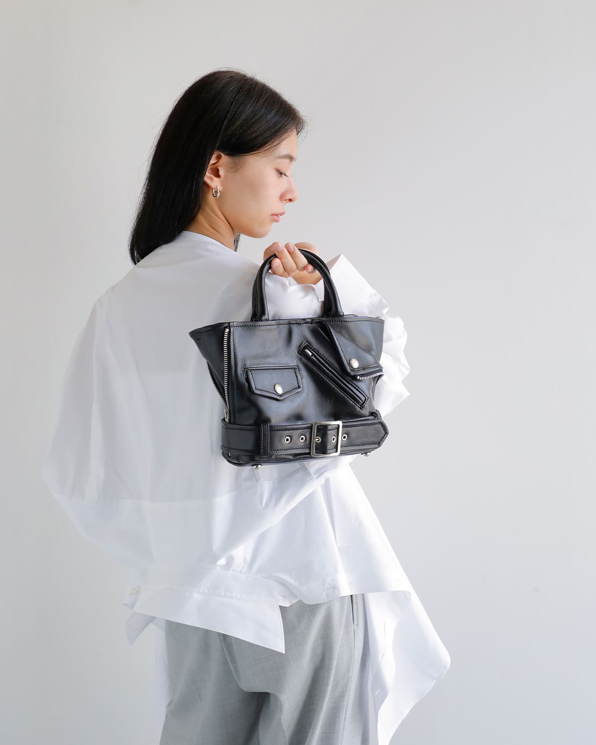 【新品未使用品】LGB レザーヒップバッグ　ユニセックス SEEKER/シーカー×UNIONSTATION別注】撥水加工牛革ボディバッグ