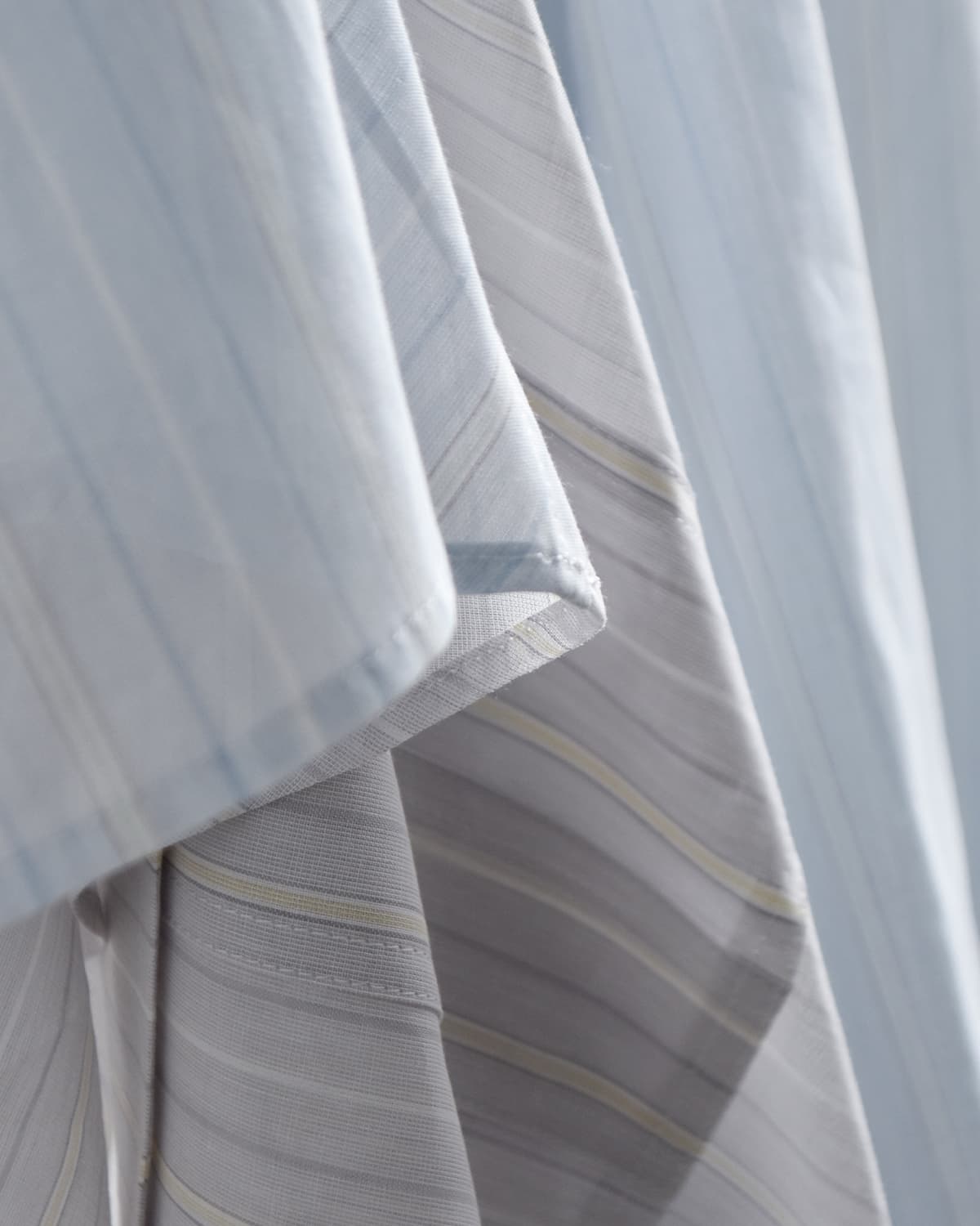 beautiful people(ビューティフルピープル)Finxシアーコットンストライプ 2way 半袖シャツ double-end finxsheer cotton stripe shirt 1616106002