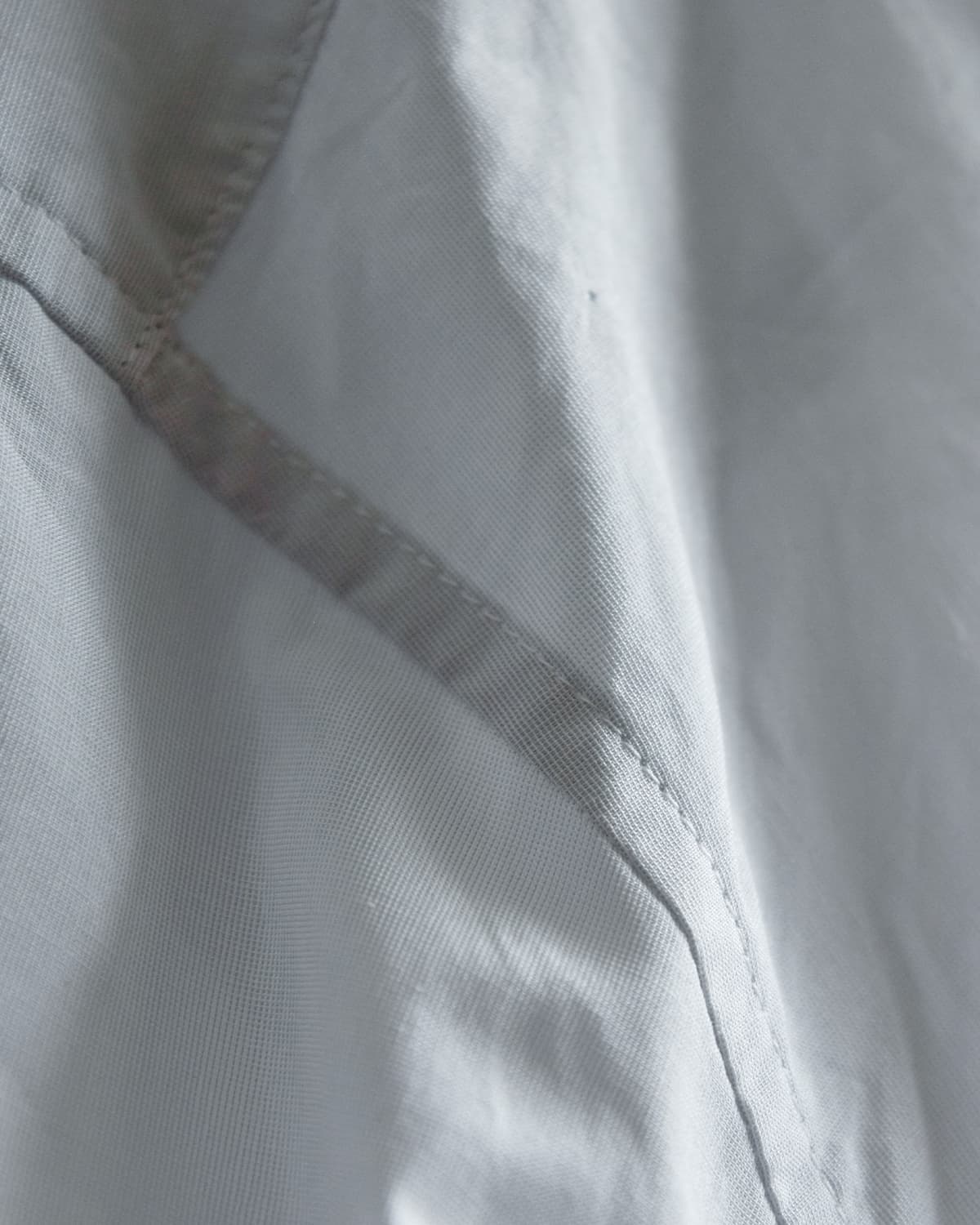 beautiful people(ビューティフルピープル)コットンシルクシャンブレー ワイドスリーブ半袖シャツ endonend cotton silk big QOL tag shirts 1616110016