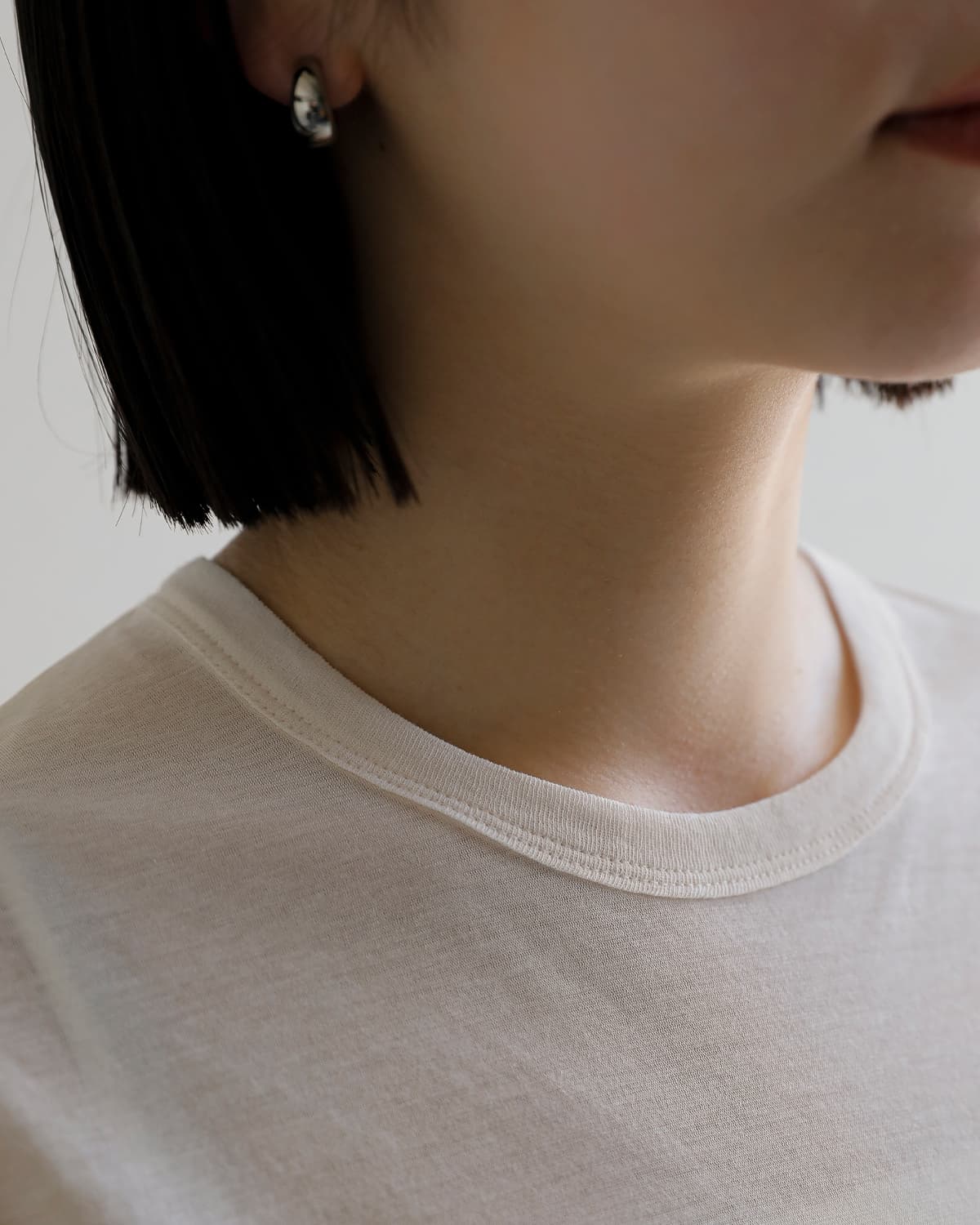 beautiful people(ビューティフルピープル)ハイゲージコットン天竺クルーネックグラフィックプリント Tシャツ 80/1 ELS 1616310026