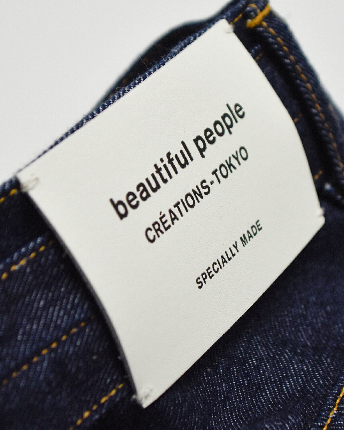 beautiful people(ビューティフルピープル)セルビッチデニムワンタックワイドパンツlefthandtwilldenimonetuckwidepants 1626105027