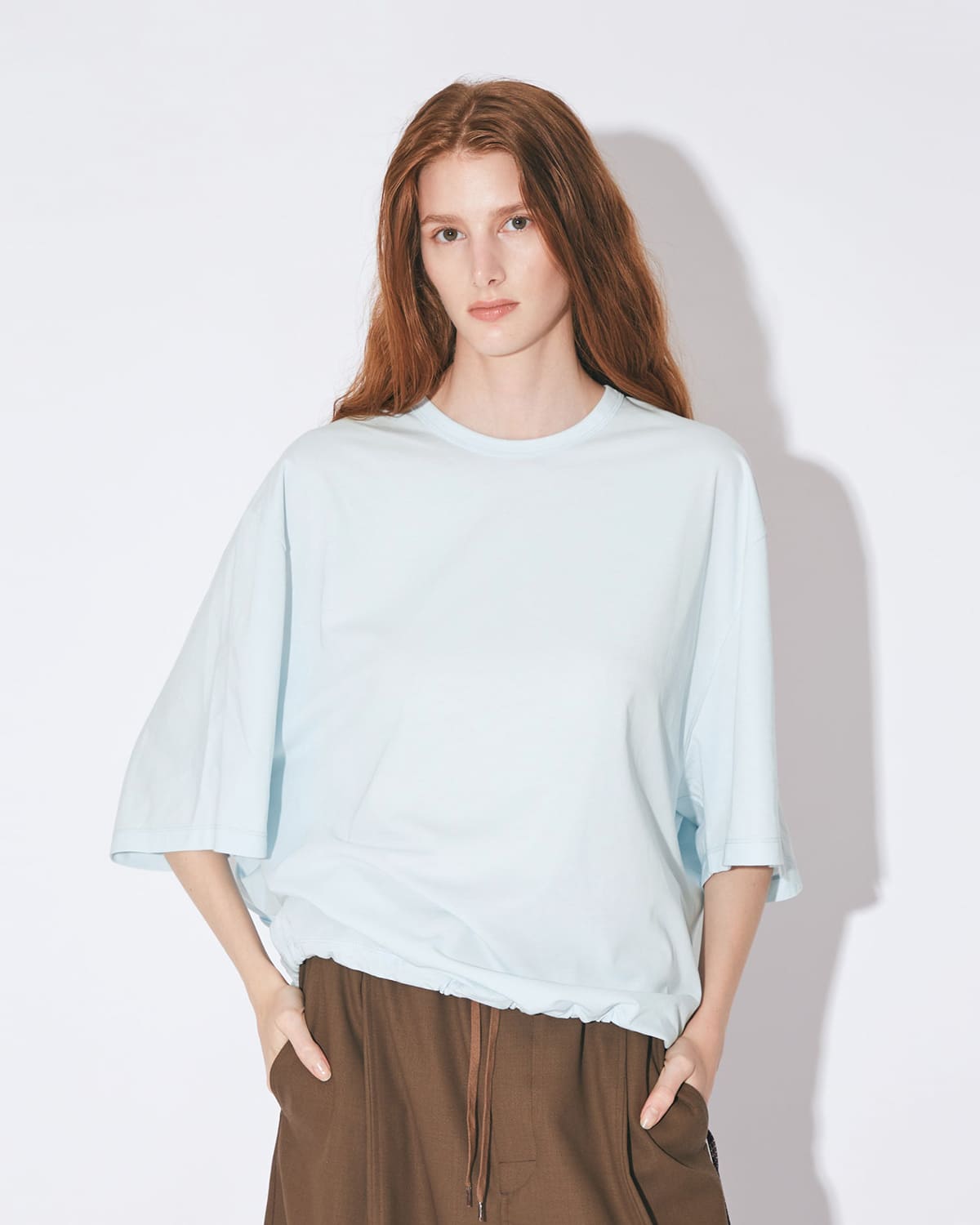 beautiful people(ビューティフルピープル)ハイゲージ天竺ドルマンスリーブTシャツELScottonjerseysetindolmantop 1626310015