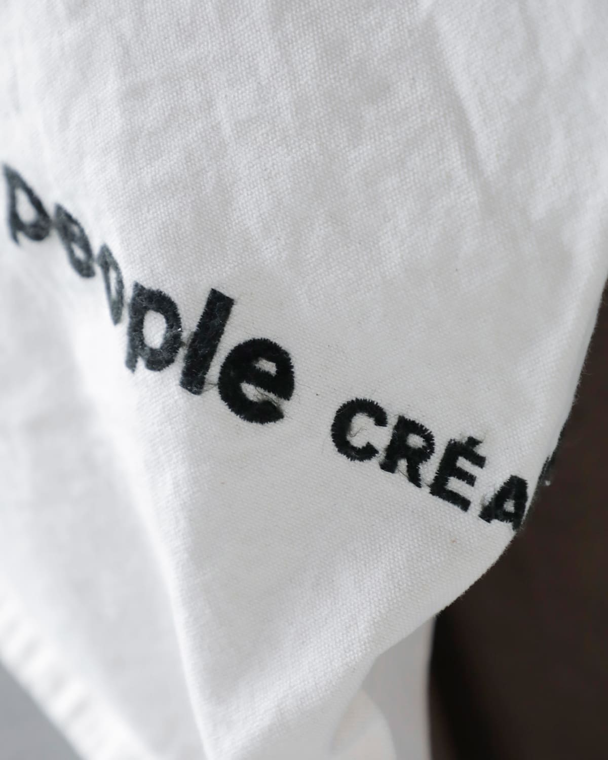 beautiful people(ビューティフルピープル)コットン帆布ロゴ刺繍トートバッグbrushedlogogatheringbag 1626611945