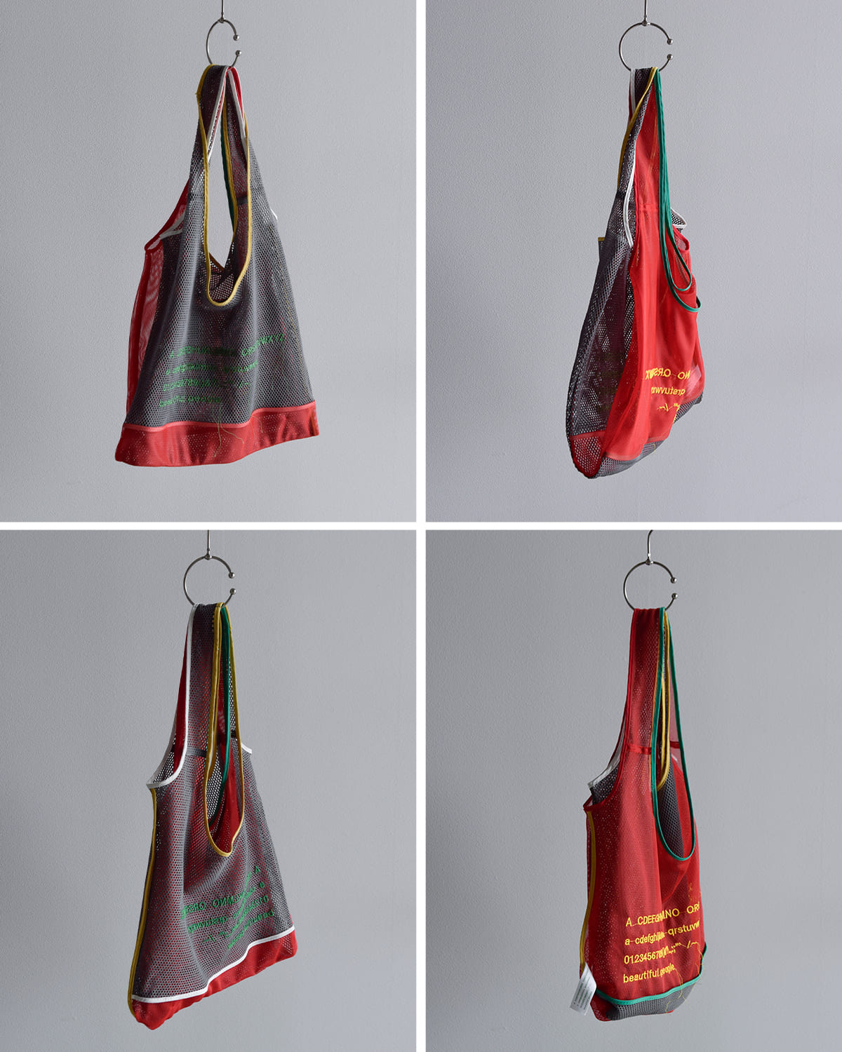 beautiful people(ビューティフルピープル)アルファベット刺繍2wayメッシュマルシェバッグflipalphabetembroiderymarchebag 1626612011