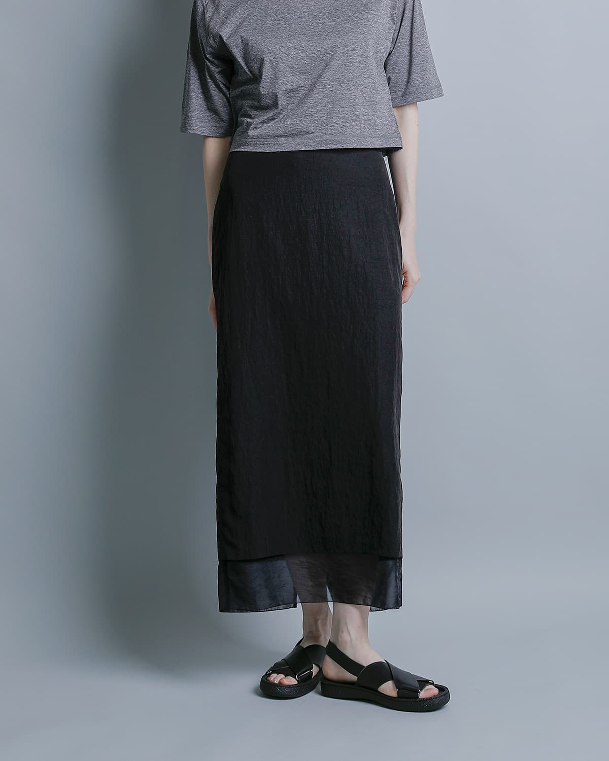 YLEVE�t�B�u���� ���C���[�h�X�J�[�g FIBRIL LAYERED SK 168-6130068