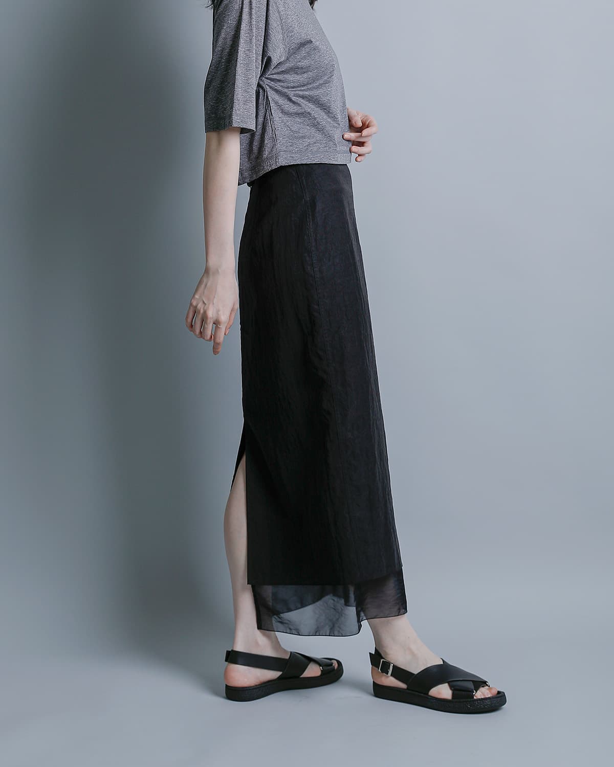 YLEVE�t�B�u���� ���C���[�h�X�J�[�g FIBRIL LAYERED SK 168-6130068