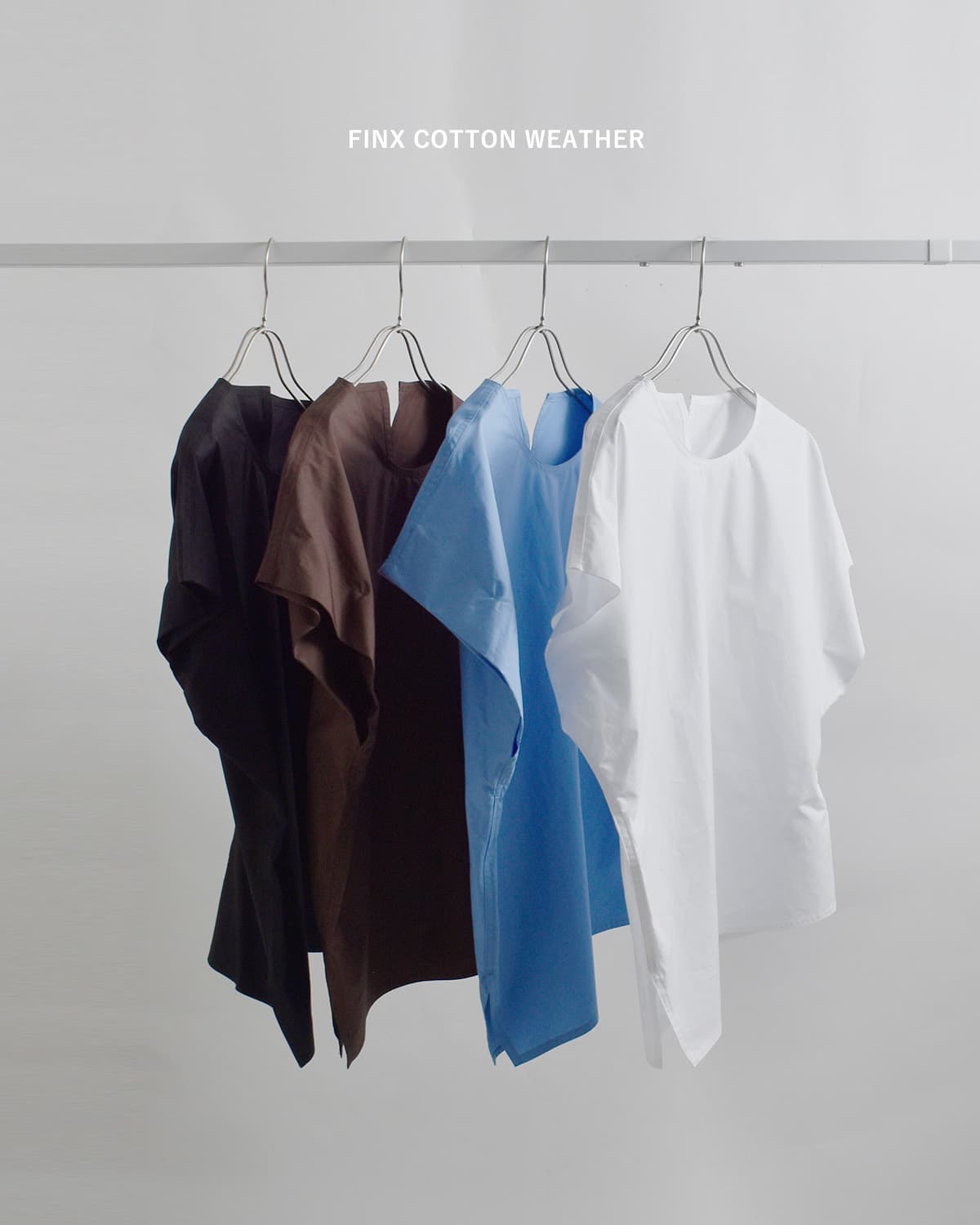 YLEVE�t�B���N�X�R�b�g���E�F�U�[ �A�V�����g���[ �v���I�[�o�[�V���c FINX COTTON WEATHER ASYMMETRY P/O SH 168-6150053