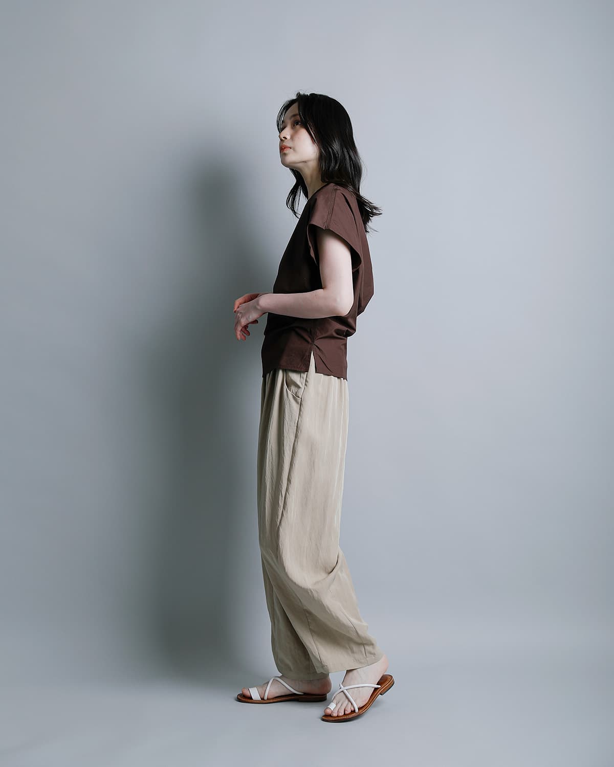 YLEVE�t�B���N�X�R�b�g���E�F�U�[ �A�V�����g���[ �v���I�[�o�[�V���c FINX COTTON WEATHER ASYMMETRY P/O SH 168-6150053