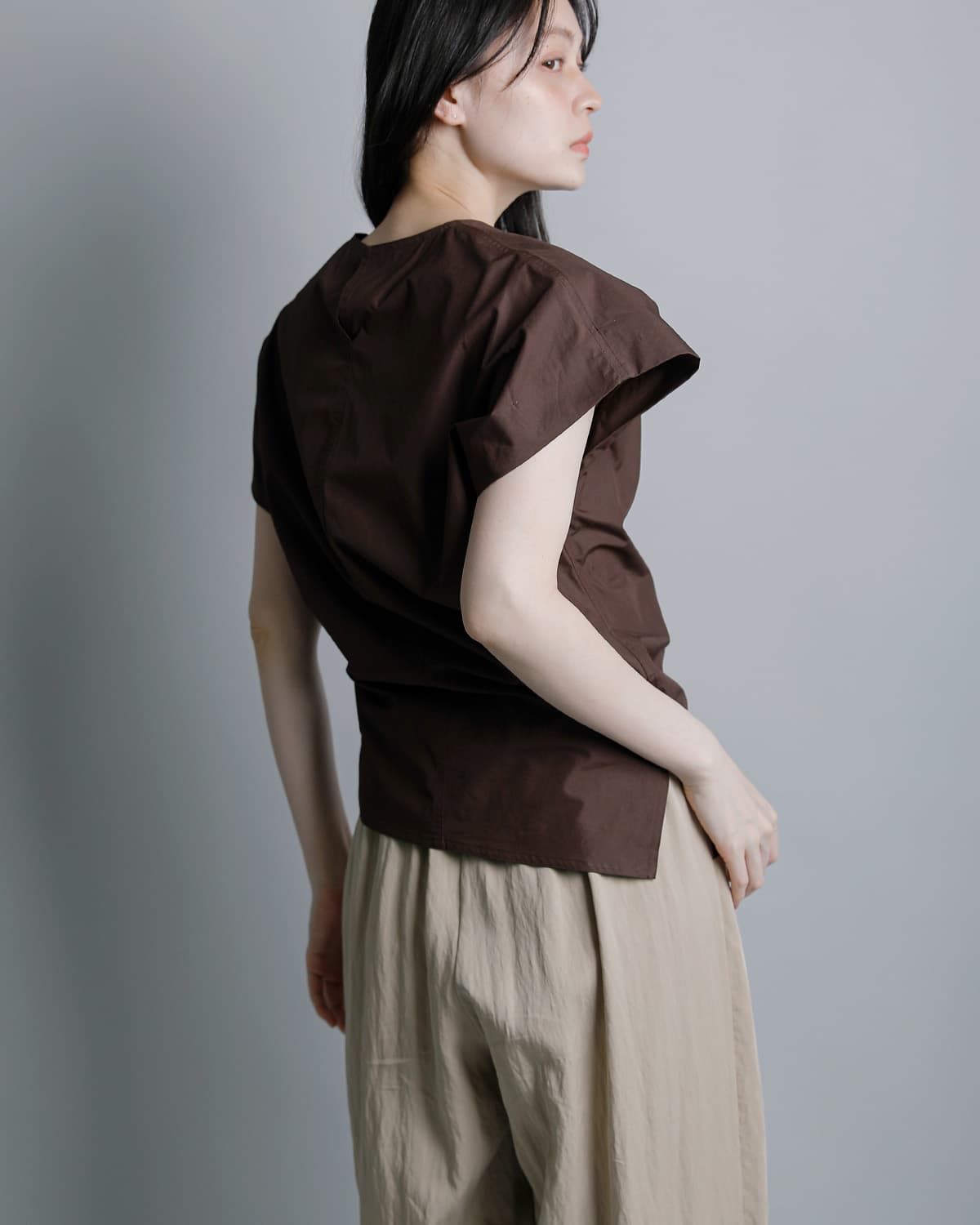 YLEVE�t�B���N�X�R�b�g���E�F�U�[ �A�V�����g���[ �v���I�[�o�[�V���c FINX COTTON WEATHER ASYMMETRY P/O SH 168-6150053