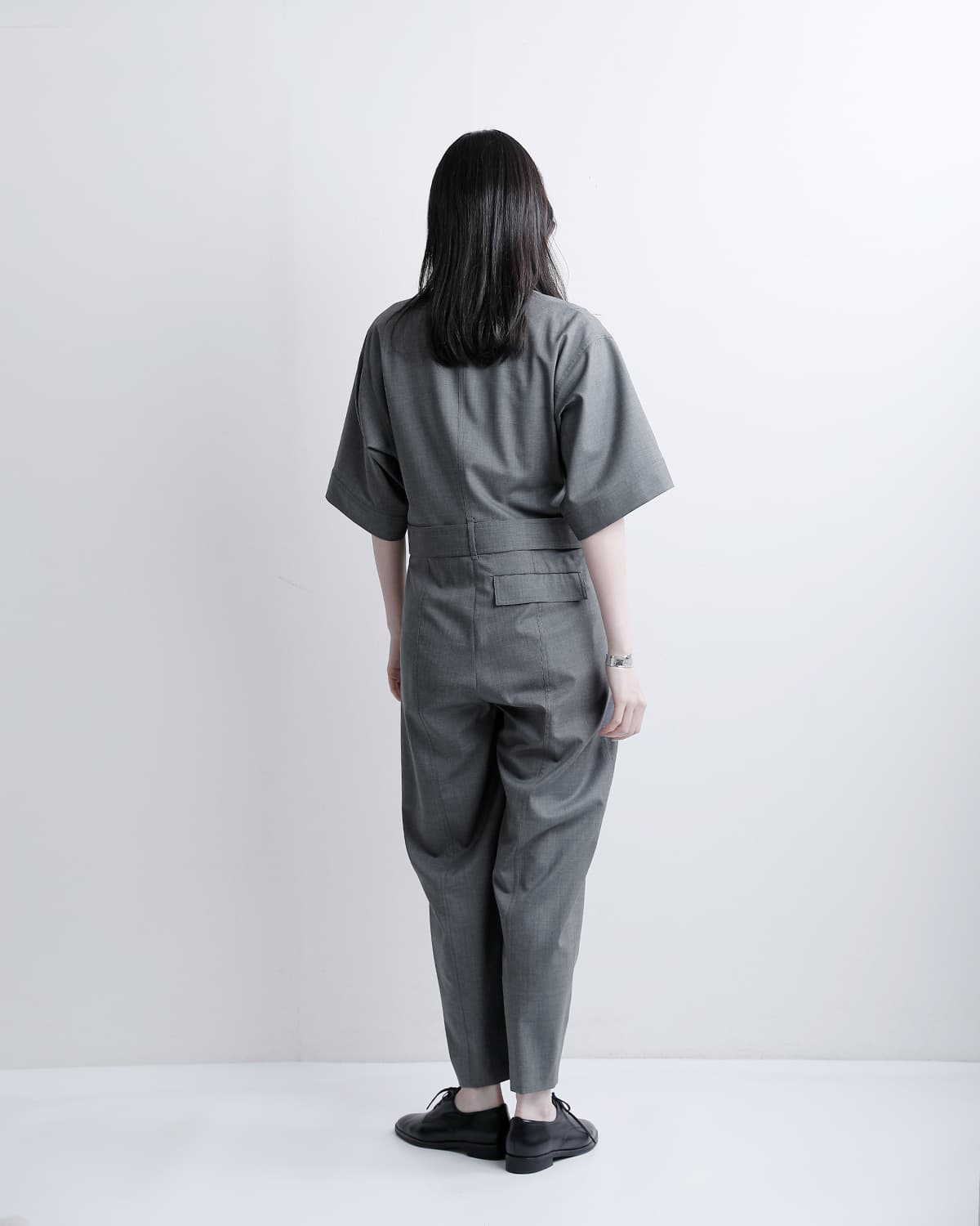 YLEVESUPER120s ウール オールインワン SUPER120’S CHAMBRAY WOOL A/O 168-6155033