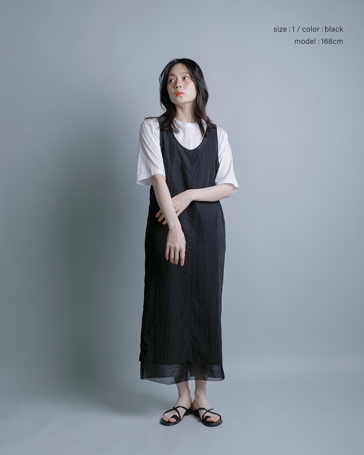YLEVEフィブリル レイヤードワンピース FIBRIL LAYERED OP 168-6155069