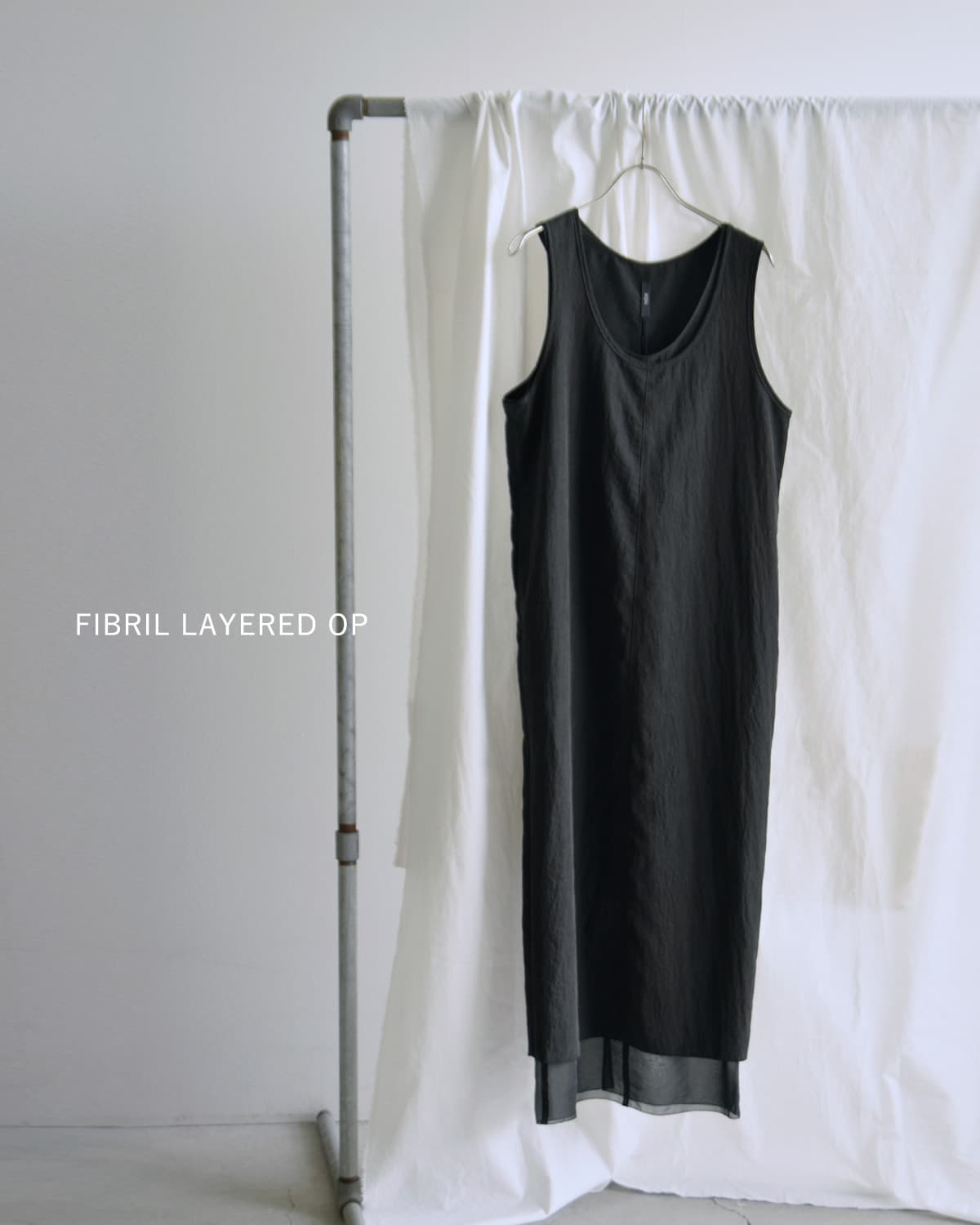 YLEVEフィブリル レイヤードワンピース FIBRIL LAYERED OP 168-6155069