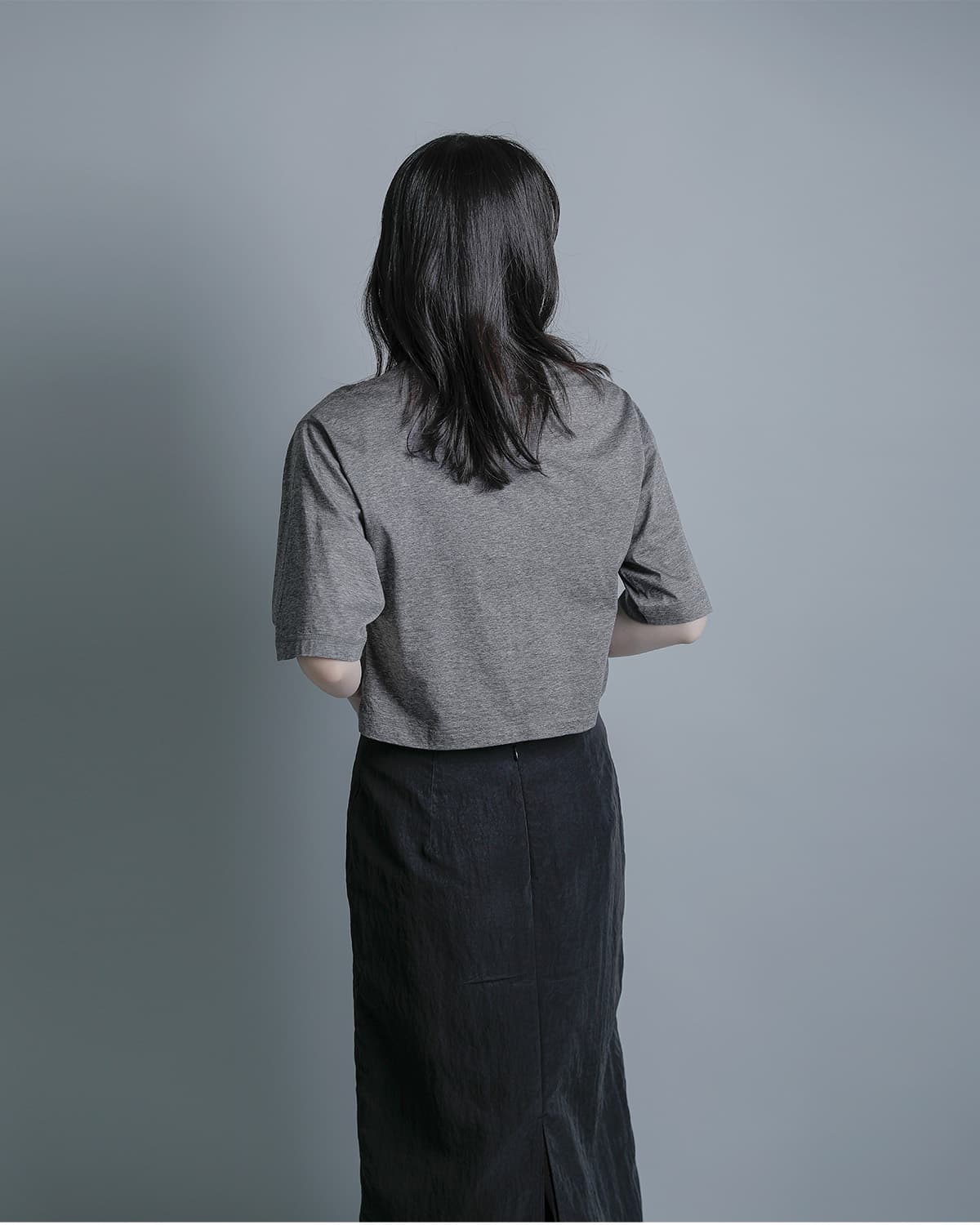 YLEVEコットンシアー天竺 半袖カットソー COTTON SHEER JERSEY SHORT SLEEVE P/O 168-6166556