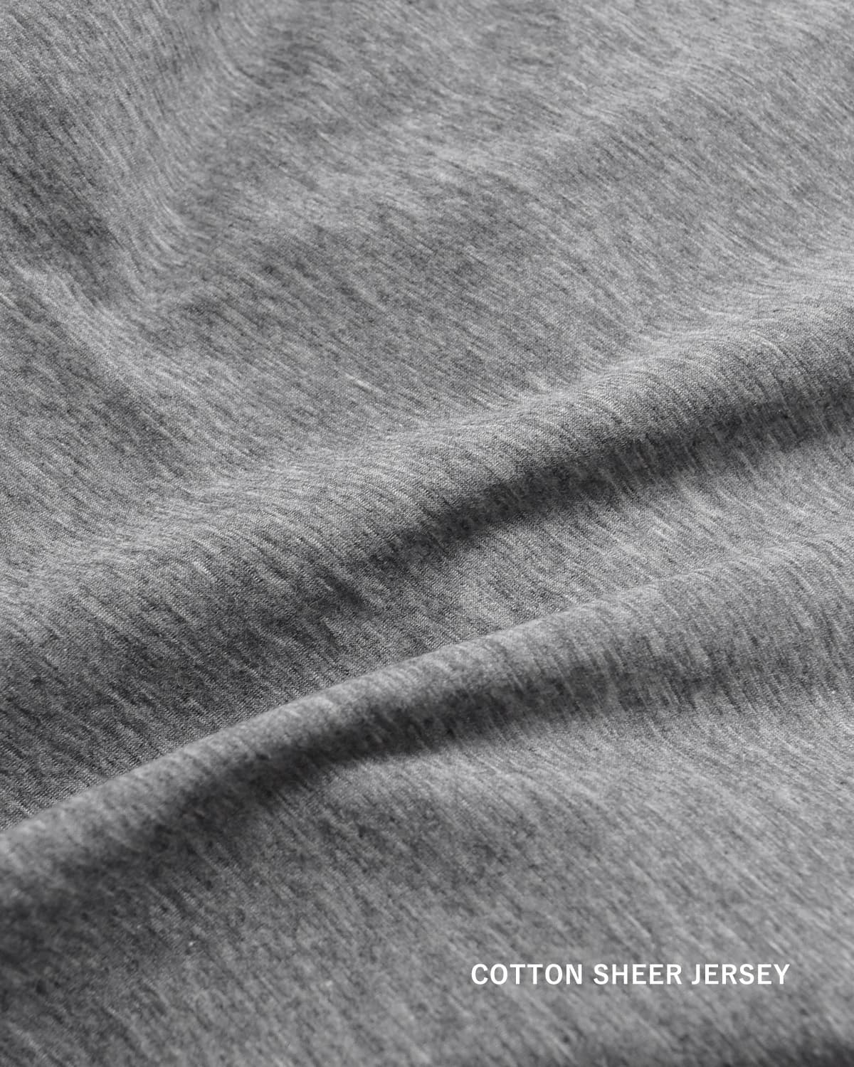 YLEVEコットンシアー天竺 半袖カットソー COTTON SHEER JERSEY SHORT SLEEVE P/O 168-6166556