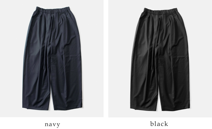 mizuiro ind(ミズイロインド)とろみドレープワイドタックパンツ2-260051