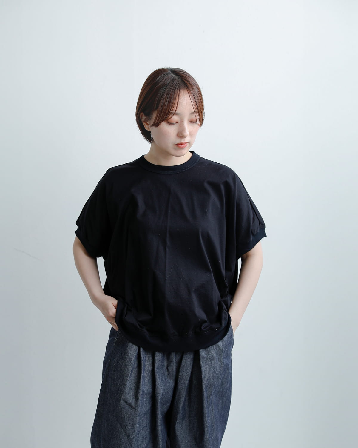 MidiUmiコットン コクーン プルオーバー 2-71953961