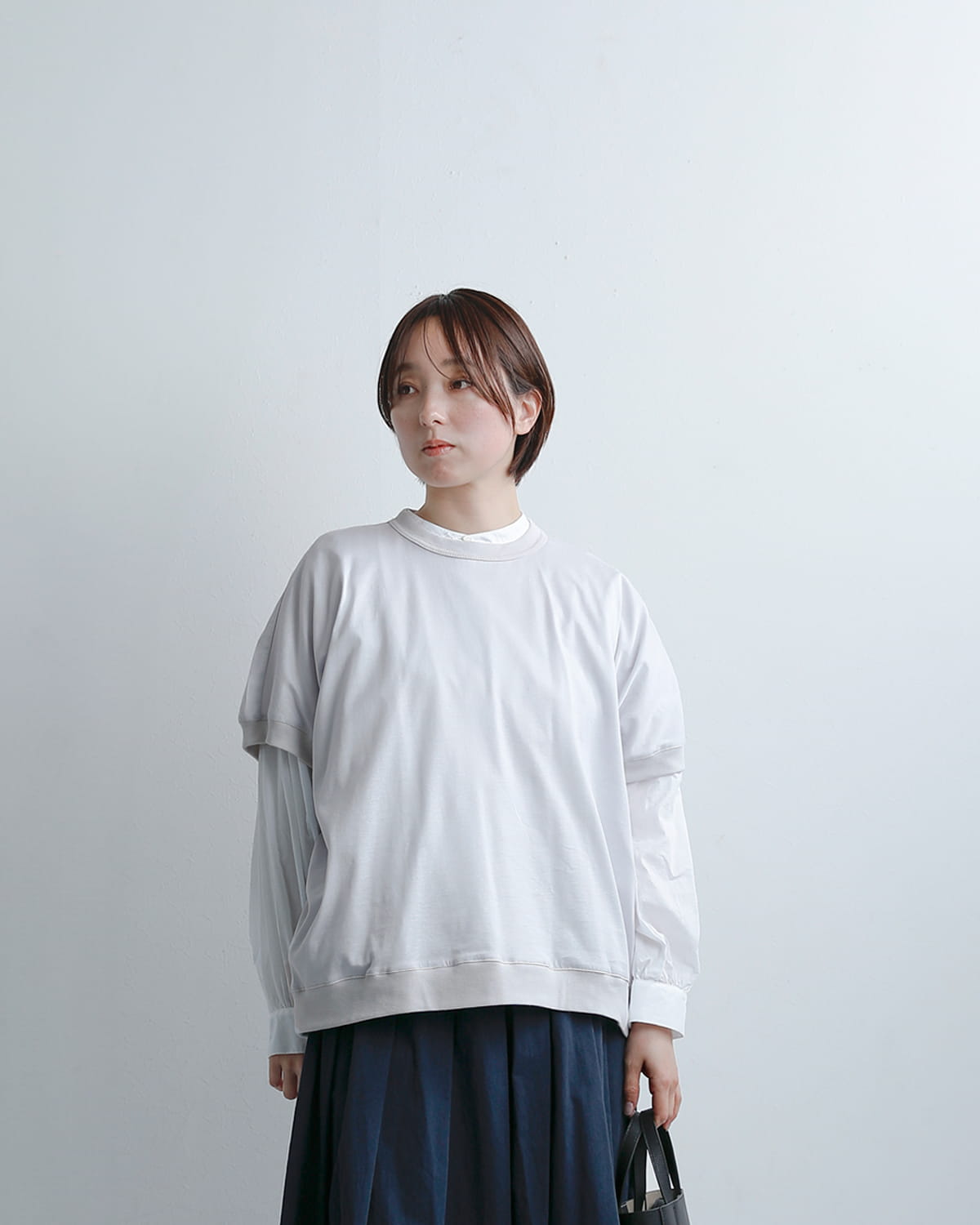 MidiUmiコットン コクーン プルオーバー 2-71953961