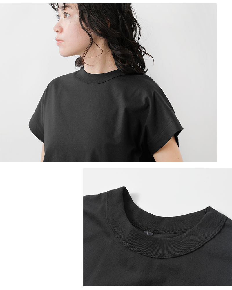 TRAVAIL MANUEL(トラバイユマニュアル)コットンクラシック天竺フレンチTシャツ2015-same1