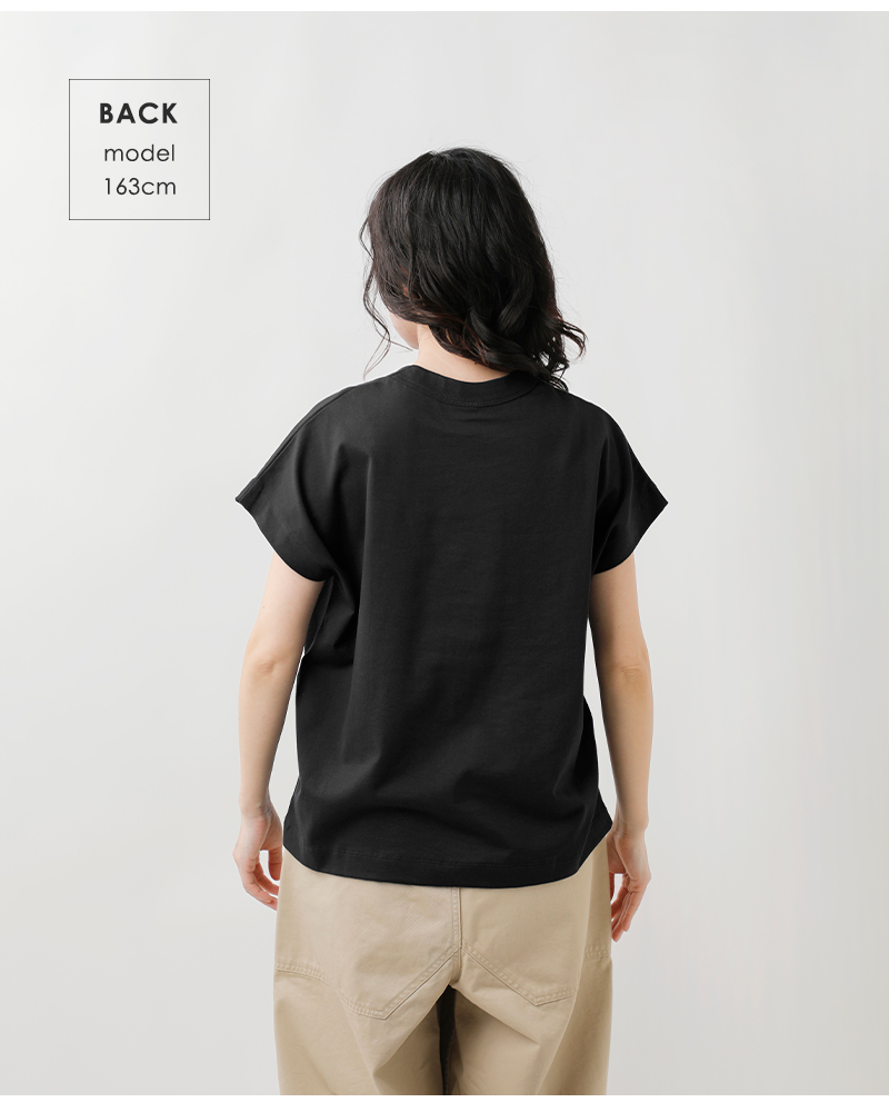 TRAVAIL MANUEL(トラバイユマニュアル)コットンクラシック天竺フレンチTシャツ2015-same1