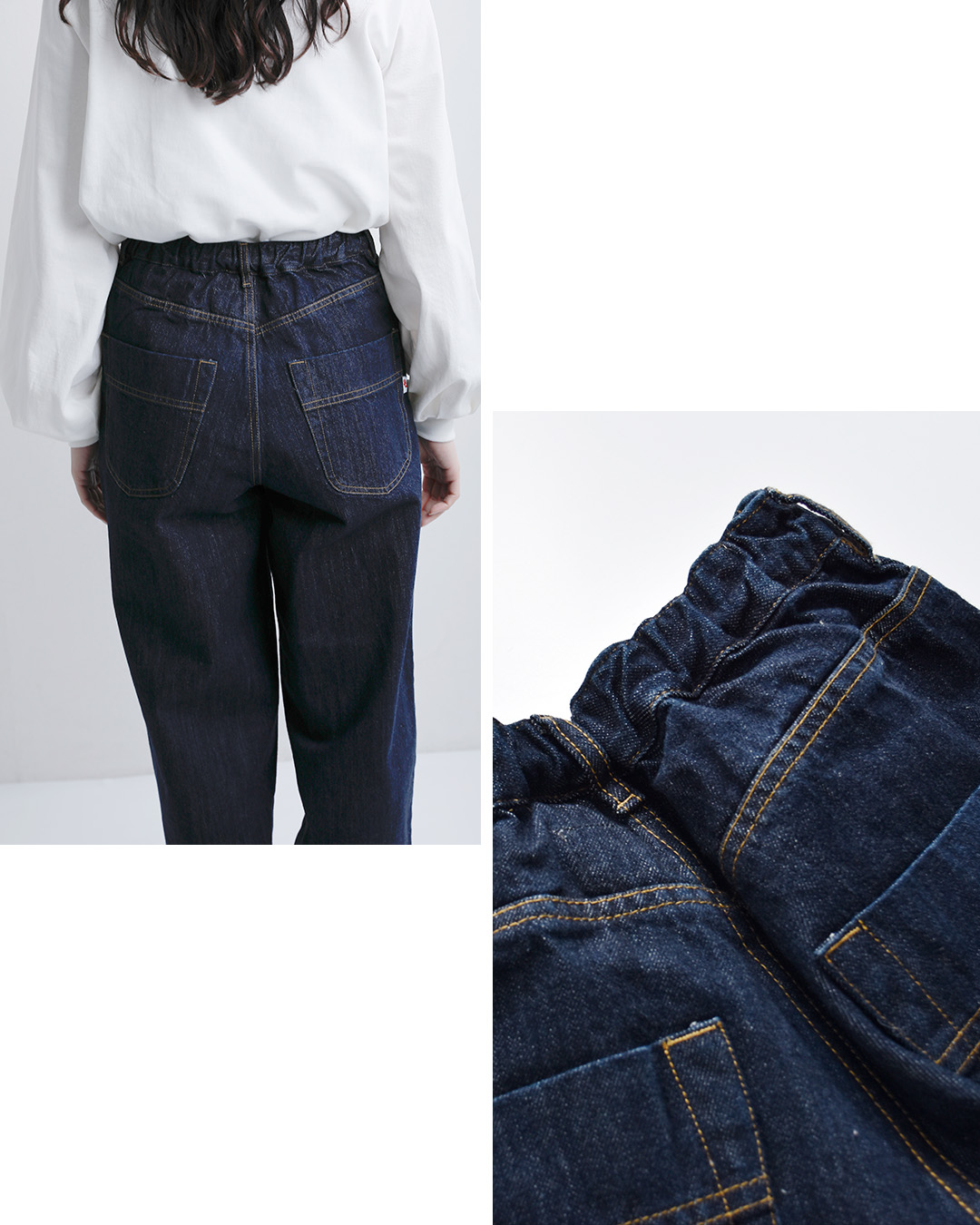 Si-Si-Siコットン ワイド ベーシック デニム パンツ WIDE BASIC PANTS 2024-ss090