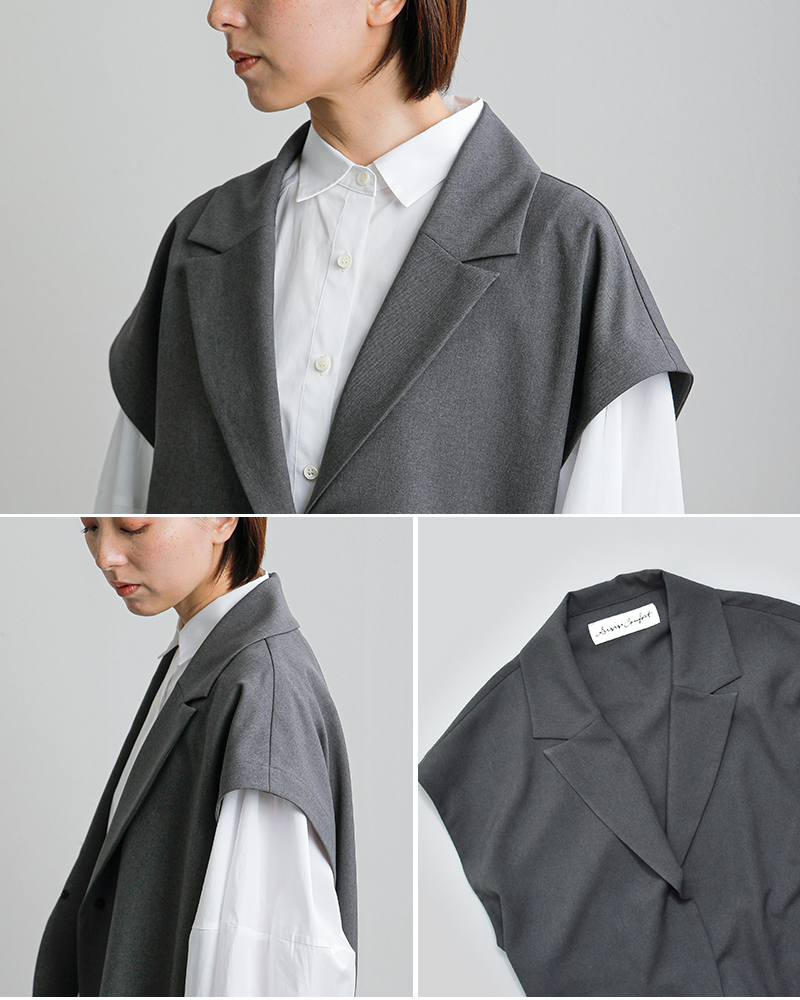 Si-Si-Si(�X�[�X�[�X�[)�e�[���[�h�x�X�gCOLLAREDVEST2025-aw302