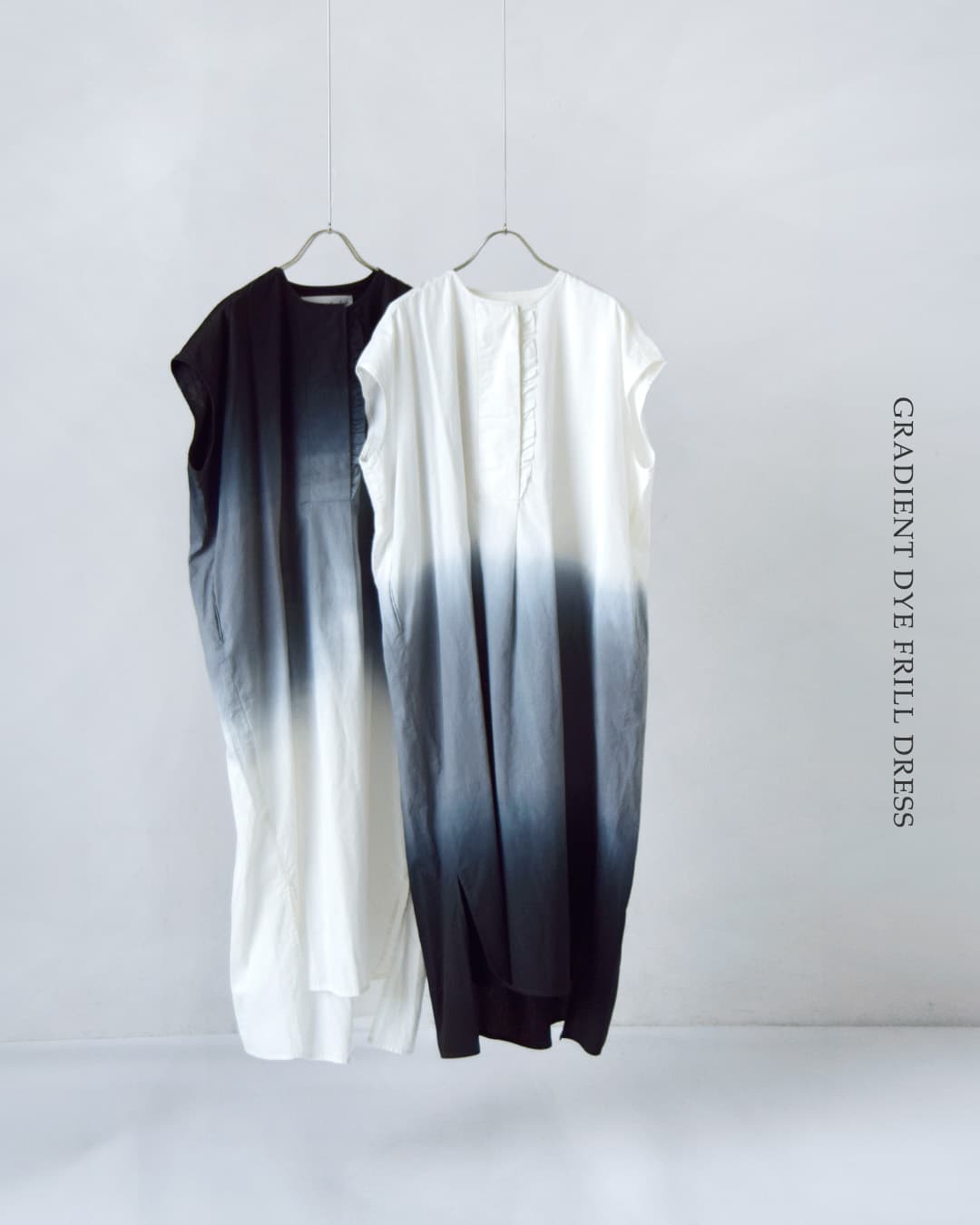 Si-Si-Siコットン グラデーション フリル ワンピース GRADIENT DYE FRILL DRESS 2026-ss312