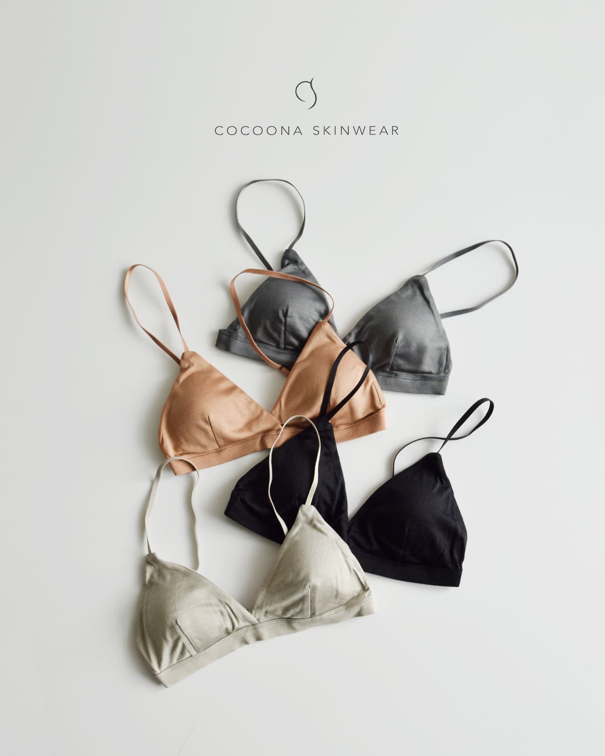 COCOONA SKINWEARシルク ノンワイヤー ブラジャー 21044
