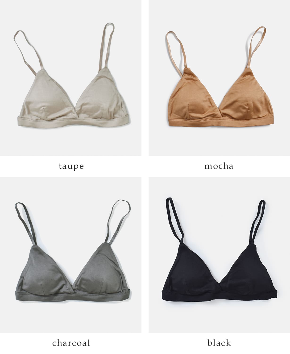COCOONA SKINWEARシルク ノンワイヤー ブラジャー 21044