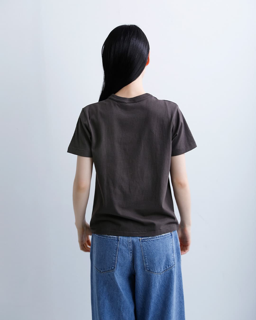 Healthknitコットン トンプキンスジャージー クルーネック 半袖 Tシャツ 214