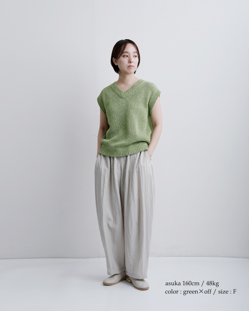 EMMACULATE(エマキュレイト)コットン2wayVネックベスト2261k-32426