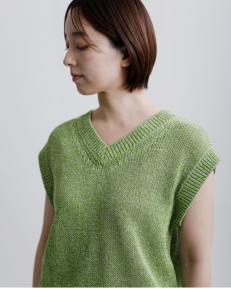 EMMACULATE(エマキュレイト)コットン2wayVネックベスト2261k-32426