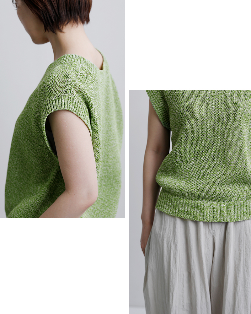 EMMACULATE(エマキュレイト)コットン2wayVネックベスト2261k-32426