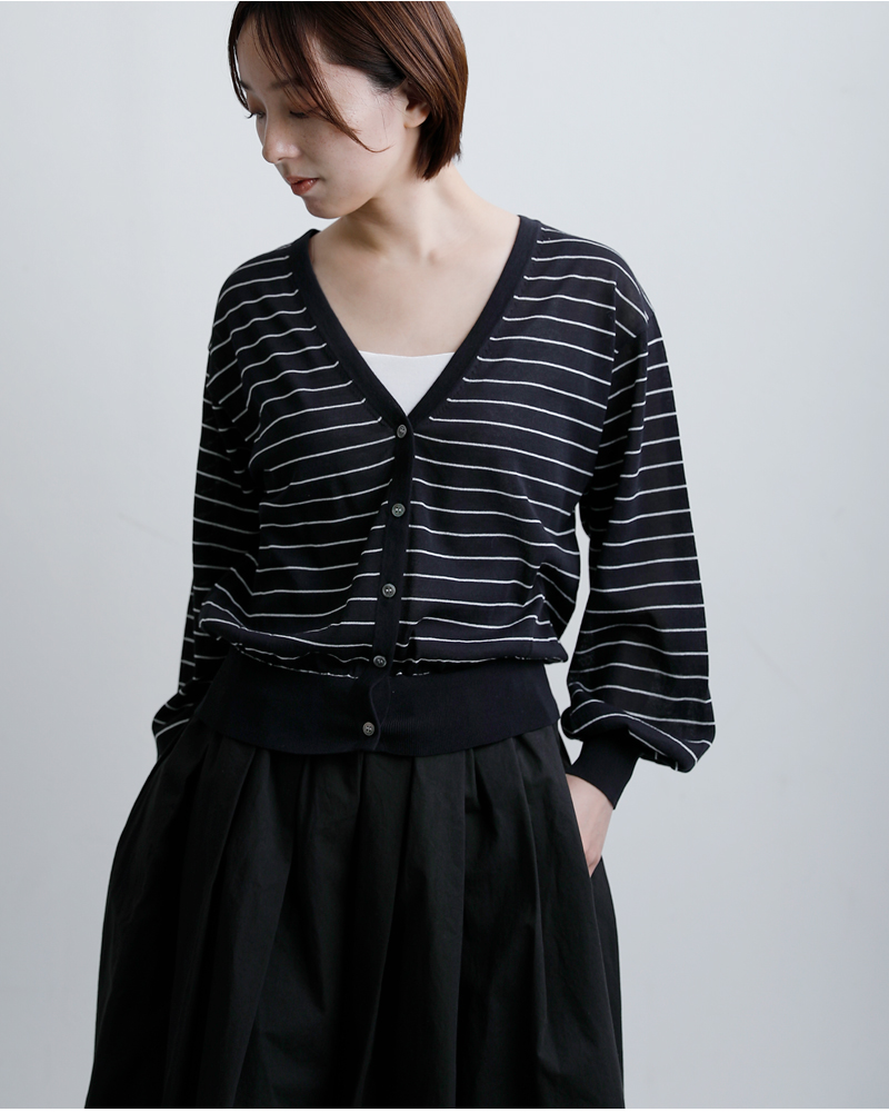 EMMACULATE(エマキュレイト)コットンシアー2wayVネックカーディガン2261k-56433