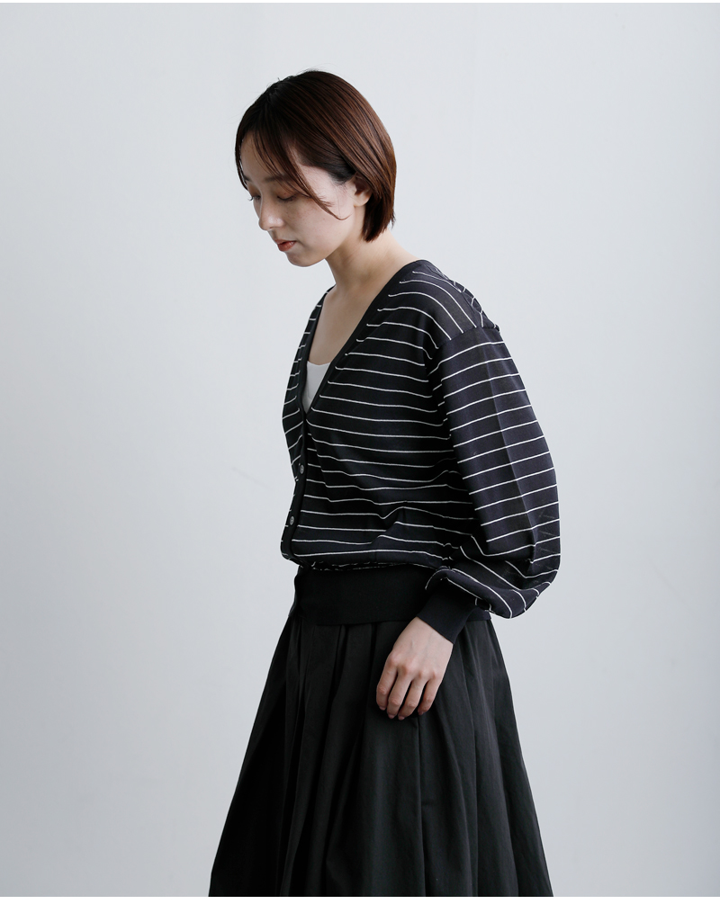 EMMACULATE(エマキュレイト)コットンシアー2wayVネックカーディガン2261k-56433