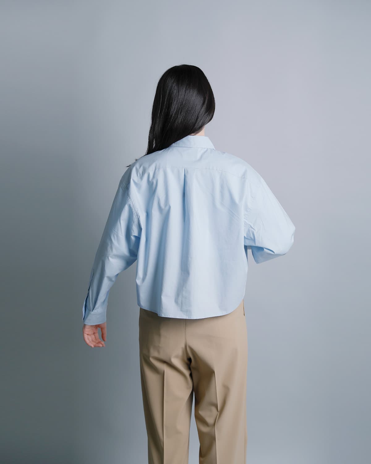 A.P.C.コットンポプリン 長袖シャツ CHEMISE CARRIE 23263-1-76171