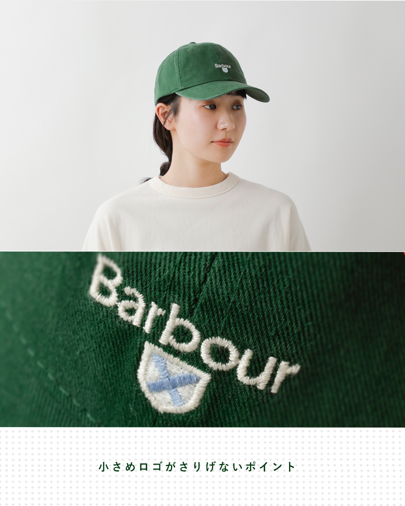 Barbourコットン6パネルカスケードスポーツキャップ“CascadeSportsCap”241mha0274
