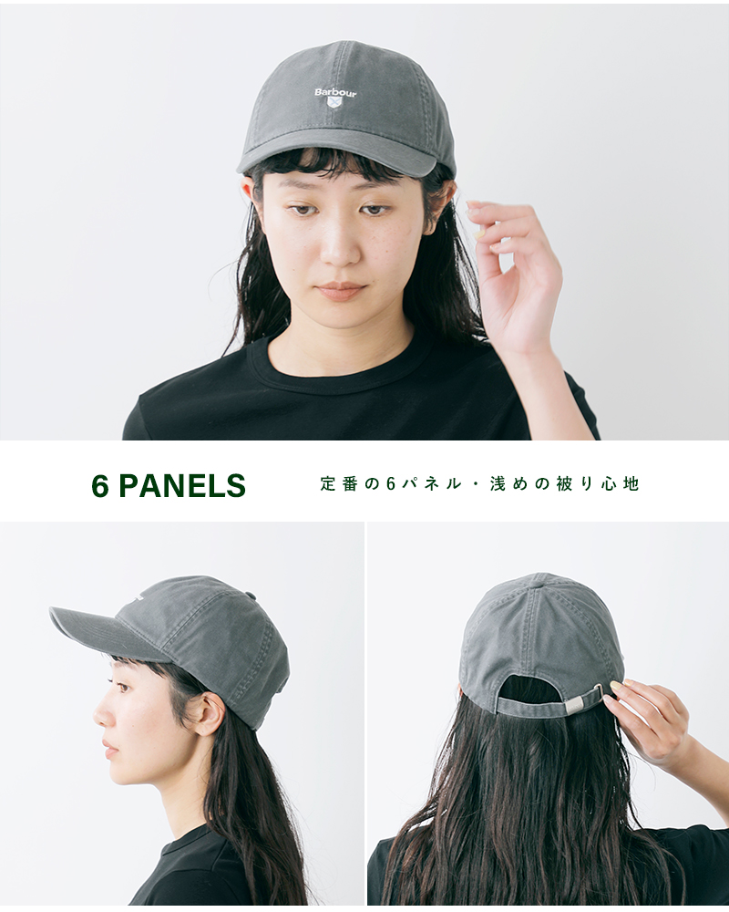 Barbourコットン6パネルカスケードスポーツキャップ“CascadeSportsCap”241mha0274