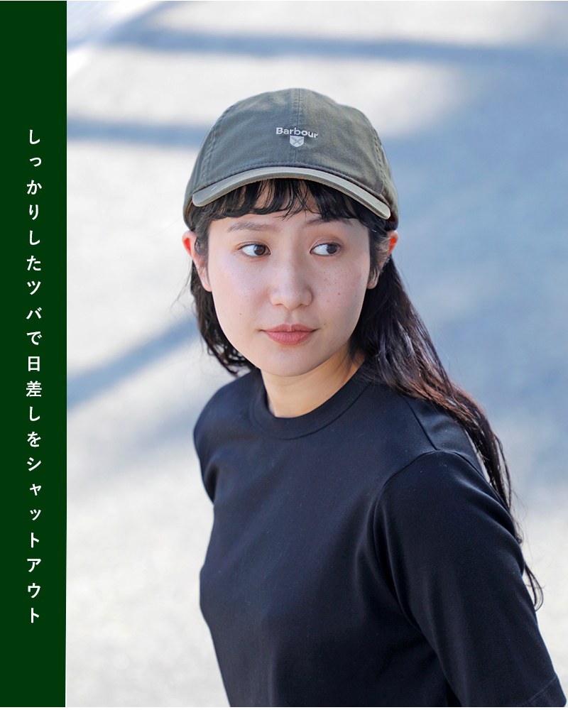 Barbourコットン6パネルカスケードスポーツキャップ“CascadeSportsCap”241mha0274